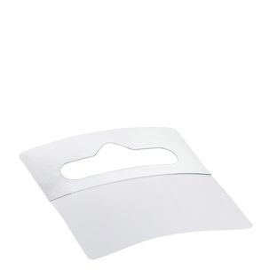 Colgador de agujero de suspensión europeo PET 50 x 50 mm | flexible, en rollo