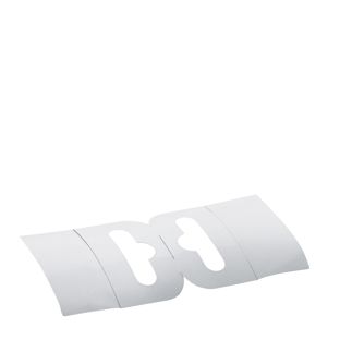 Colgador de agujero de suspensión europeo PET 50 x 100 mm | flexible