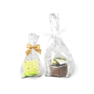 Bolsas con base plegable, lámina de OPP, Estrellas 