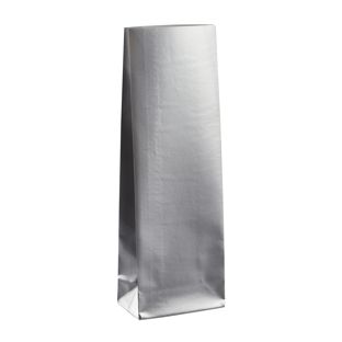 Bolsa de fondo, plateado 105 x 65 x 297 mm