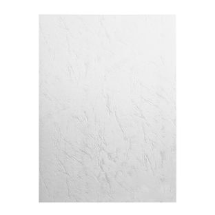 Contraportadas cartón A4, textura de cuero blanco 