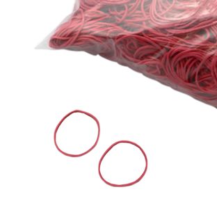 Gomas elásticas multiusos, rojas 