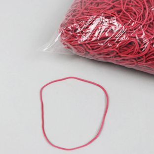 Gomas elásticas multiusos, rojas 100 mm | 2 mm