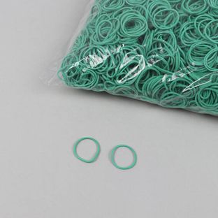 Gomas elásticas multiusos, verdes 1 mm | 20 mm