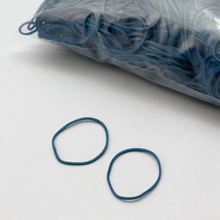 Gomas elásticas multiusos, azules 1 mm | 40 mm