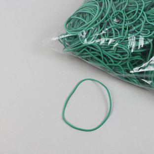 Gomas elásticas multiusos, verdes 1 mm | 60 mm