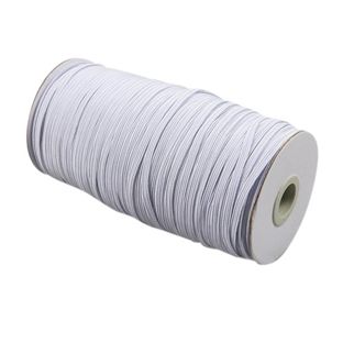 Gomas elásticas de cierre en rollo, 3 mm, blanco (rollo de 130 m) 