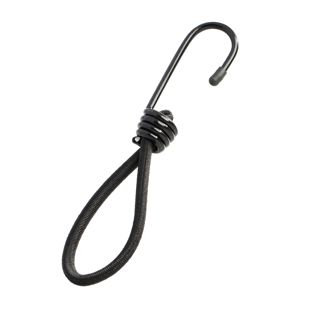 Tensores elásticos con gancho metálico, extra fuerte, 170 mm, negro 