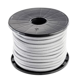 Cordón elástico 8 mm gris 