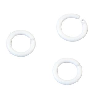 Anillos de encuadernación de 14 mm, plástico blanco 