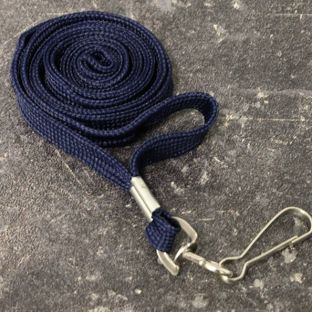 Lanyard, 10 mm de ancho null | con gancho de metal giratorio
