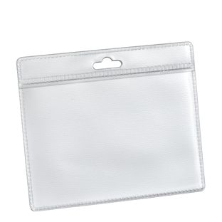 Funda tarjeta identificativa, formato tarjeta bancaria, PVC blando 