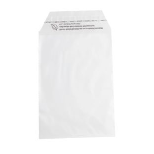 Bolsas con solapa, resellables, lámina de PE, transparentes 119 x 162 mm - C6 - reciclada  | 50 µm
