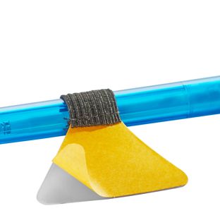 Soporte para lápices con sujeción elástica autoadhesivos negro 