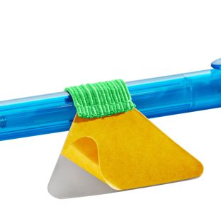 Soporte para lápices con sujeción elástica autoadhesivos verde claro 