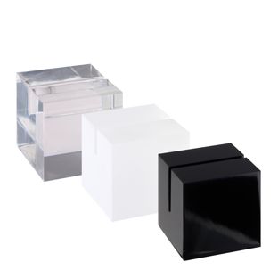 Portatarjetas "Cube" de metacrilato 