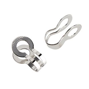 Ojales de suspensión para cadenas de bolas, 3,2 mm, niquelados 3.2 mm