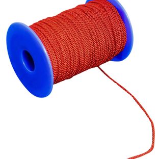Cordeles trenzados en rollo, 2 mm x 100 m, viscosa null
