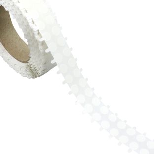 Puntos adhesivos de PET de doble cara, fuerte/débil 10 mm | 5000 uds