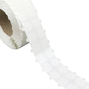 Puntos adhesivos de PET de doble cara, fuerte/débil 