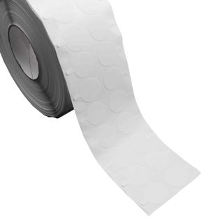 Puntos adhesivos de doble cara, ø = 50 mm, fuerte/fuerte (rollo con 2500 unidades) 50 mm | 2.500 STK
