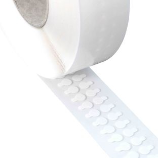 Puntos adhesivos de doble cara de acrilato puro, 1 mm de espesor, fuerte/fuerte 15 mm | 3.000 STK