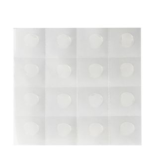 Puntos adhesivos de silicona en hoja 