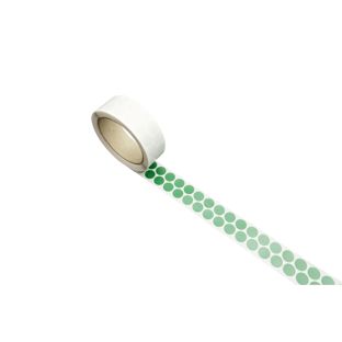 Puntos adhesivos de tela, verde 15 mm | 1.000 STK