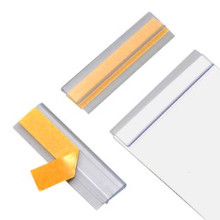 Tiras de sujeción de 50 mm, transparente, autoadhesivos, 1 mm 