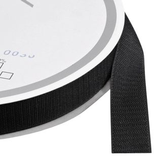 Bandas de sujeción por contacto, para coser, lado de gancho, rollo de 25 m 