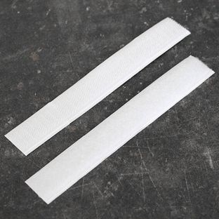 Tramos recortados de bandas de sujeción por contacto, autoadhesivo, gancho y bucle (en pares) null | 20 x 150 mm