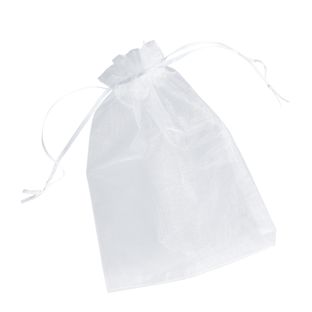 Bolsitas de organza con cierre de cinta de raso null | 150 x 200 mm