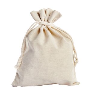Bolsitas con aspecto de lino, lado estrecho abierto, color natural, paquete con 3 uds., 220 x 300 mm 