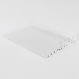 Sobres para identificación para collares para palets, con doblez para sujetar, parte delantera cerrada A5