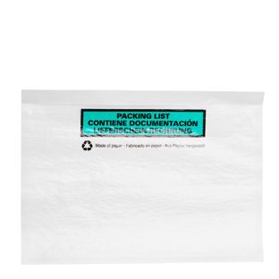 Sobres para albaranes, de papel, blanco A5