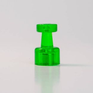 Pins magnéticos, ø = 10 mm, en paquetes de 10 unidades verde 