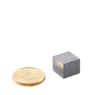 Imanes cuadrados de ferrita, Y35 12 x 12 mm  | 10 mm