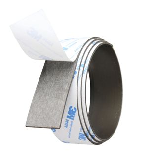 Cinta magnética de neodimio, autoadhesiva, extra fuerte 30 mm | 480 g/cm² | 1 m | 1,5 mm