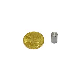 Bases magnéticas cilíndricas de AlNiCo con carcasa lisa 6 mm