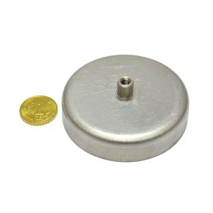 Bases magnéticas de ferrita con casquillo roscado 63 mm | 22 mm | null