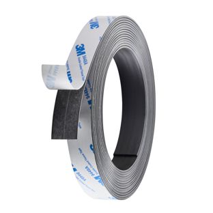 Cinta magnética autoadhesiva, fuerte 20 mm | 1.5 mm | 5 m