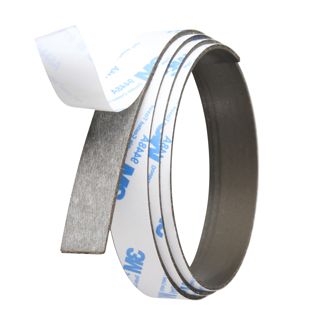 Cinta magnética de neodimio, autoadhesiva, extra fuerte 15 mm | 1.5 mm | 480 g/cm² | 1 m