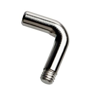 Ganchos en L con rosca M4, 17 x 14 mm 