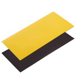 Etiquetas magnéticas para rotular 100 x 200 mm  | amarillo 