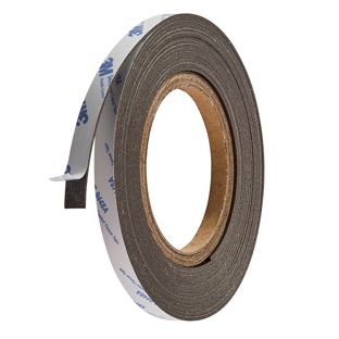 Cinta magnética de neodimio, autoadhesiva, extra fuerte 10 mm | 300 g/cm² | 5 m | 1,5 mm