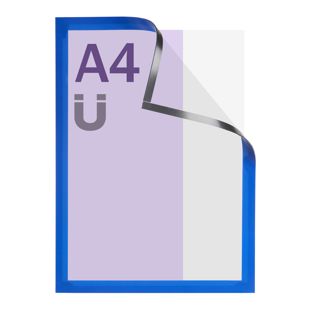 Marco magnético A4, magnético azul 