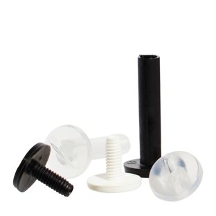 Tornillos plásticos para encuadernar, rosca M4 