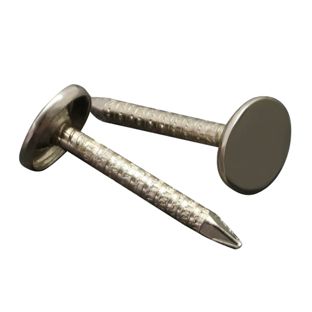Clavos para libros de muestras, 25 mm, cabezal plano, niquelado 