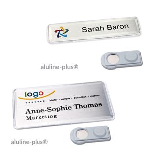 Tarjetas identificativas aluline-plus® magnéticas 