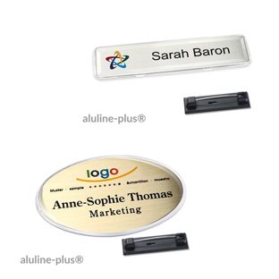Tarjetas identificativas prendedor aluline plus 